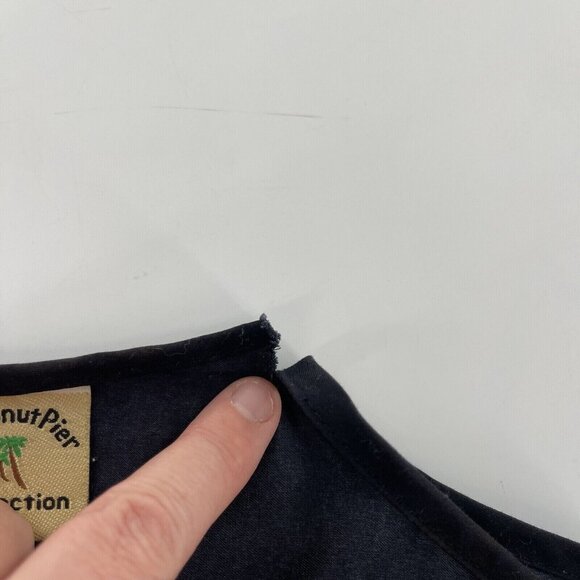 Coconut Pier Dress M Sleeveless Mini Babydoll Y2K Floral Vacation Sweetheart - Picture 12 of 12